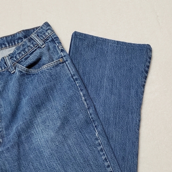 VINTAGE 70s Levi's 646 Orange Tab High Rise Cropped Flare Bell Bottom Jeans - Picture 5 of 12